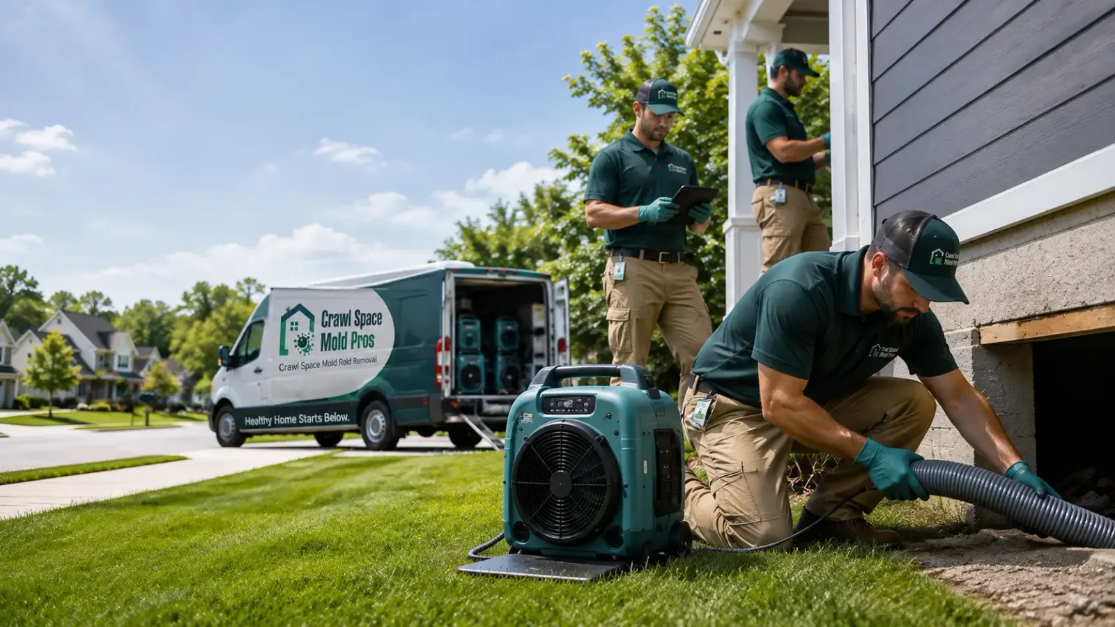 Crawl Space Mold Removal in Los Alamitos, CA